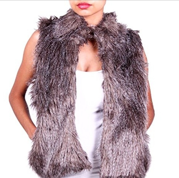 Ci Sono Jackets & Blazers - Faux fur Vest by Ci Sono by Cavalini (xl)